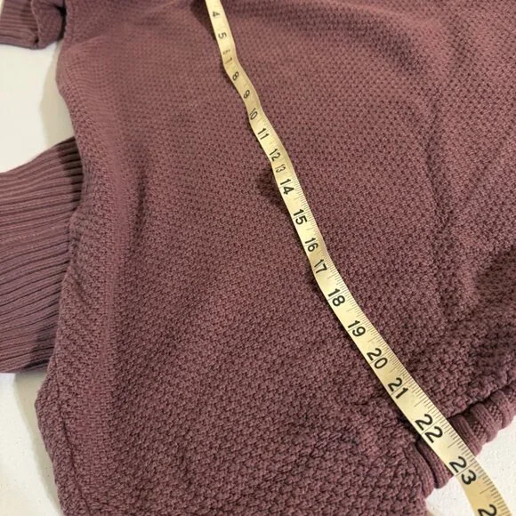 Express Women’s Cowl Neck Sweater, Purple, Medium - Picture 5 of 6